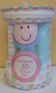 features of cutie pie baby washcloths set pink 7 washcloths one finger