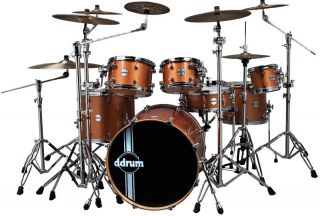 Ddrum Reflex Copper 5 PC Drum Kit w DX Hardware Pack