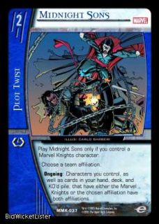  Card Game 037 Marvel Knights vs System TCG CCG DC Card Game
