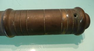  Brass Noise Making Black Powder Cannon Barrel with Wheels