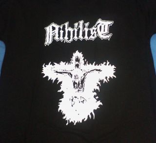  Nihilist Swedish Death Metal T Shirt Medium