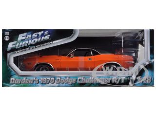 Dardens 1970 Dodge Challenger R T Fast Furious Movie 1 18 by