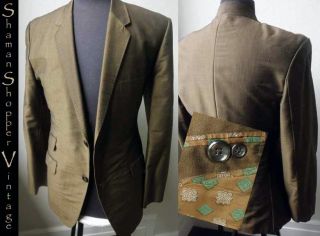  Sharkskin Silk Lined Sport Brat Pack Wise Guy Coat Jacket