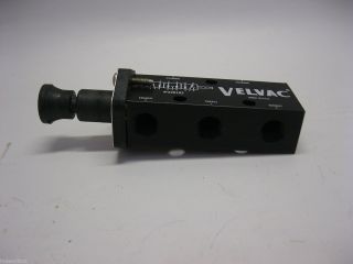 Valve Pneumatic Control 4way Push Pull Velvac 320102
