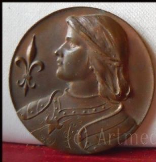 Jeanne dArc Medaille ancienne Joan of ARC