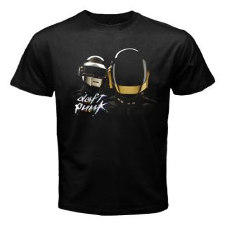 Daft Punk DJ Electro Dance Black Custom T Shirt s 3XL