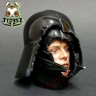 Hot Toys 1/6 DX 07 Luke Skywalker_ Dark Vader Helmeted Head _Sp Star