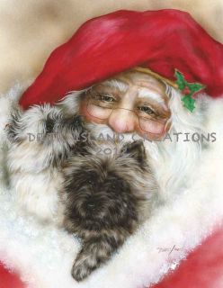 Cairn Terrier Dog Christmas Art Note Cards Artist Darcie Olson Darci