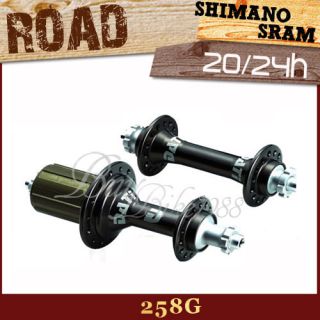 258g SHIMANO 20H 24H * GRAY Dati Road Bike Super Light Bearing Hub