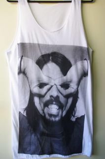 Dave Grohl Foo Fighters Nirvana Grunge Rock Tank Top s M