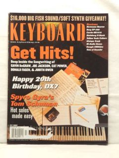 Keyboard Magazine Gavin DeGraw Joe Jackson Judith Owen Cat Power