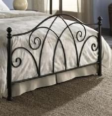 full size deland bed with frame brown sparkle finish the deland bed is