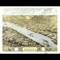 Bird’s eye view of the city of Atchison, Atchison Co., Kansas 186[9