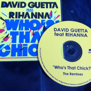 David Guetta Rihanna Whos That Chick 14 Track Astralwerks Cd Promo