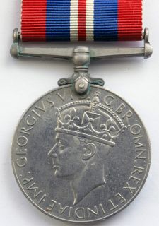 WWII World War Two WW2 BWM British Armed Forces 1939 1945 Medal