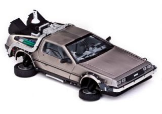  to The Future II Hover DeLorean Movie Car 1 18 Scale Die Cast