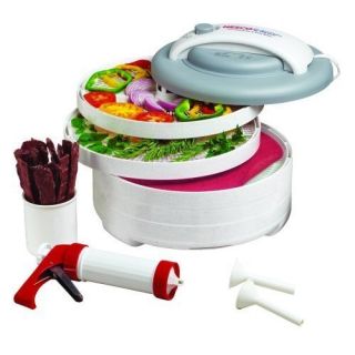  FD61WHC 5 Tray Food Dehydrator All in One Kit with Jerky Gun