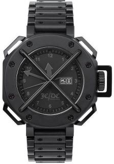 ODM TT01 01 Time Track Triple Black Military Unique Army Mens Watch