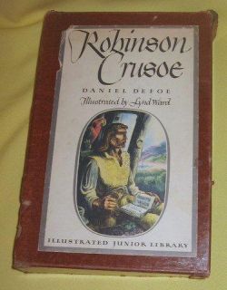 Robinson Crusoe Daniel Defoe 1946 Box Illustrated Jr