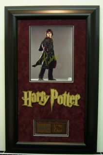 Harry Potter Signed by Daniel Radcliffe Framed COA
