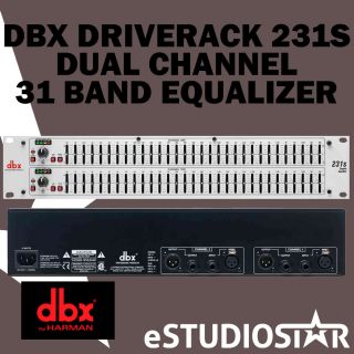 DBX 231s 231 s Dual Channel 31 Band Graphic Equalizer