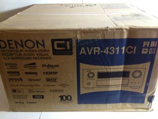 Denon AVR 4311CI 9 2 Channel 3D Home Theater Receiver AVR4311CI FREE