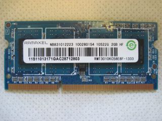 Ramaxel 2GB Module DDR3 1333MHz Notebook Laptop Memory