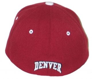 Denver Pioneers UD Icecap Flex Fit Fitted Hat Cap M L New