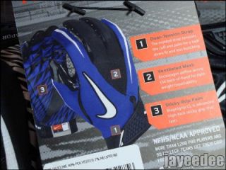 Nike Vapor Jet Football Gloves Black White GF0080 002 Carbon Elite s M
