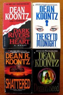 Lot of 18 Dean Koontz Paperbacks Phantoms The Face Night Chills