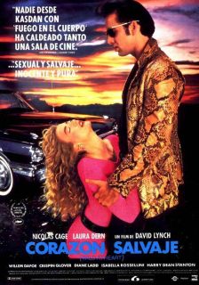  Movie Poster 27x40 Spanish Nicolas Cage Laura Dern Diane Ladd