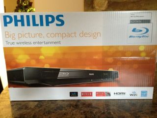 Philips Big Picture Compact Design Blu Ray Disc Player BDP3406 F7