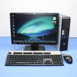 HP DC5800 Desktop Computer Core 2 Duo/ Windows 7/ 2GB/ 2TB + 19 Wide