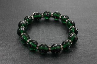 David Harris New Luckeye Green Fashion Beaded Bracelet Jewelry BHFO