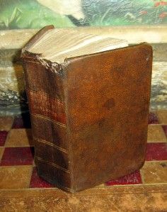 Old Psalms Hymns Church Psalmody 1831 Early RARE Pocket Hymnal Leather
