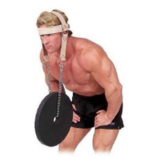  Adjustable Leather Head Harness Weight Lifting Neck Developer