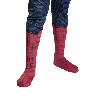Amazing Spider Man Costume Boot Covers Child New