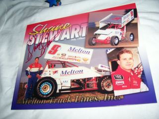 Poster Sprint Car Racing Autograph Shane Stewart