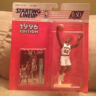 David Robinson 1996 San Antonio Spurs Starting Lineup Navy Basketball