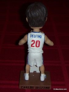 20 Carlos Delfino Bobblehead Detroit Pistons NBA Basketball