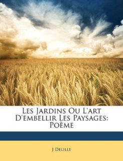1785 Gardens Landscapes Jacques Delille Lthr French Poetry Poems Mini