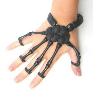 New Skeleton Hand Ring Bracelet Delfina Delettrez Style Gaga