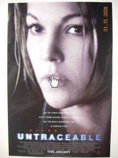  Untraceable Movie Poster with Diane Lane