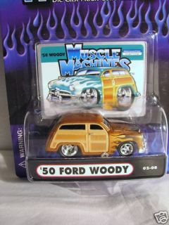 Muscle Machines 50 Ford Woody 1 64 Diecast Car