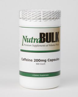 NutraBulk Caffeine 200mg Diet Pills 500 Count $25 99