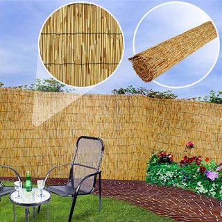 Natural Bamboo Reed 4 ft Privacy Patio Outdoor Fence