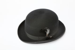 New Mens 100% Wool Derby Bowler Hat All Sizes & Colors