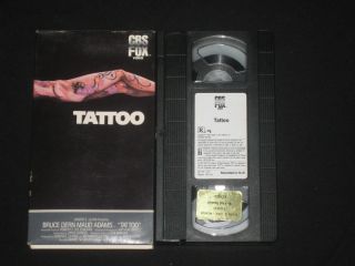  Tattoo VHS Bruce Dern OOP RARE