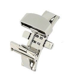 18mm Butterfly Deployment Watch Clasp Buckle w Push Button