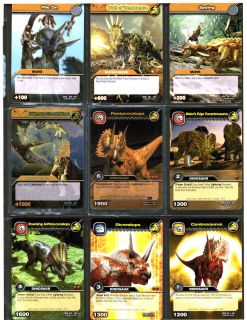 Dinosaur King UD TCG Card DKTB Page of 9 Lightning LV 6 Duo 2 Foil 7